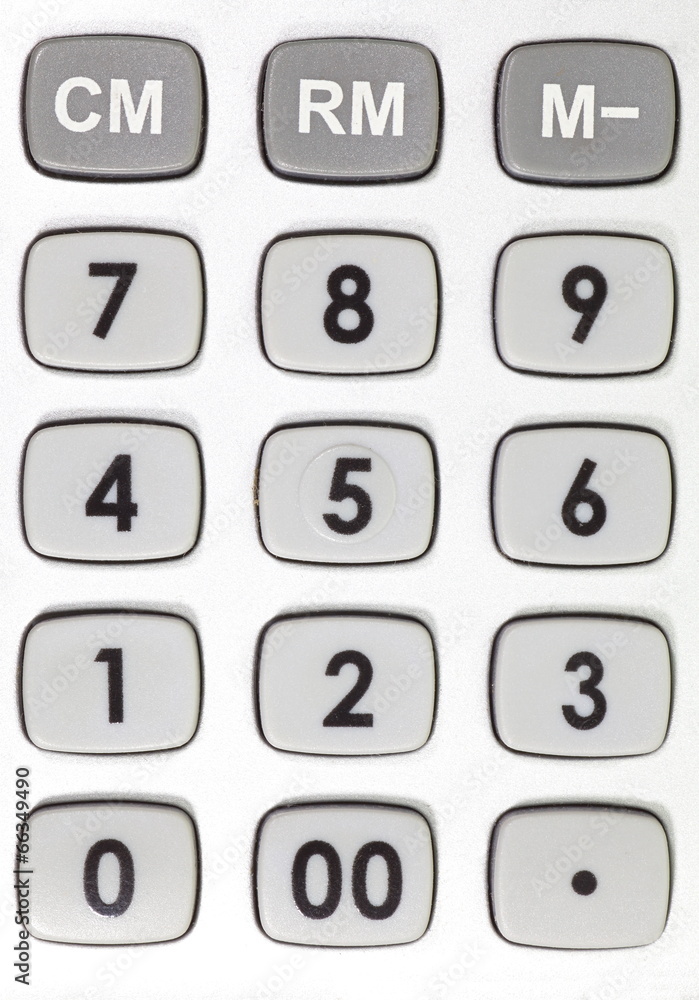 close - up object detail of plastic calculator close - up object detail of plastic calculator