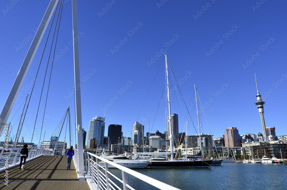 Naklejka premium Wynyard Crossing Auckland New Zealand