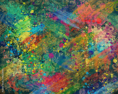 Abstract multicolored strokes and splashes.colorful texture.