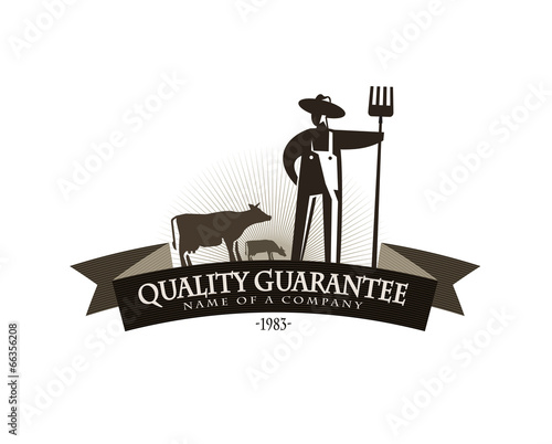 Farmer icon. Vector format