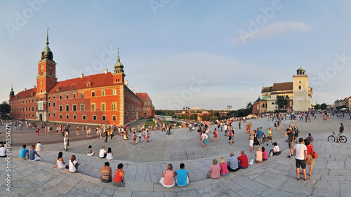 Royal Castle in Warsaw, Poland -Stitched Panorama #66356211
