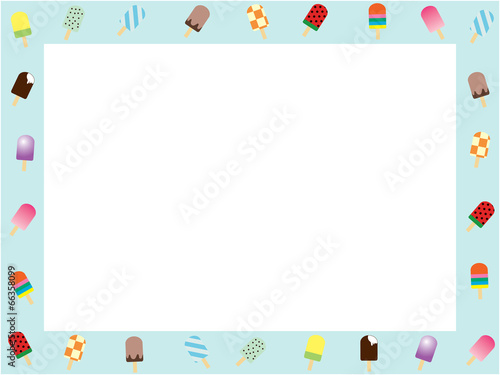Ice candy bar frame_horisontal
