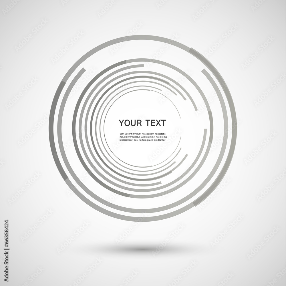 Obraz premium Vector color line twirl design