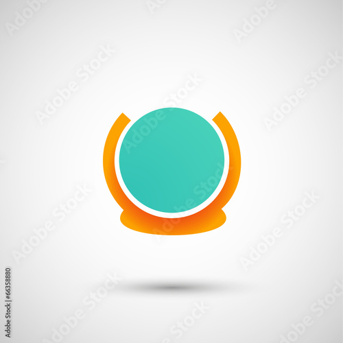 Vector color abstract object eps