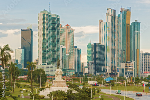 Panama City skyline.