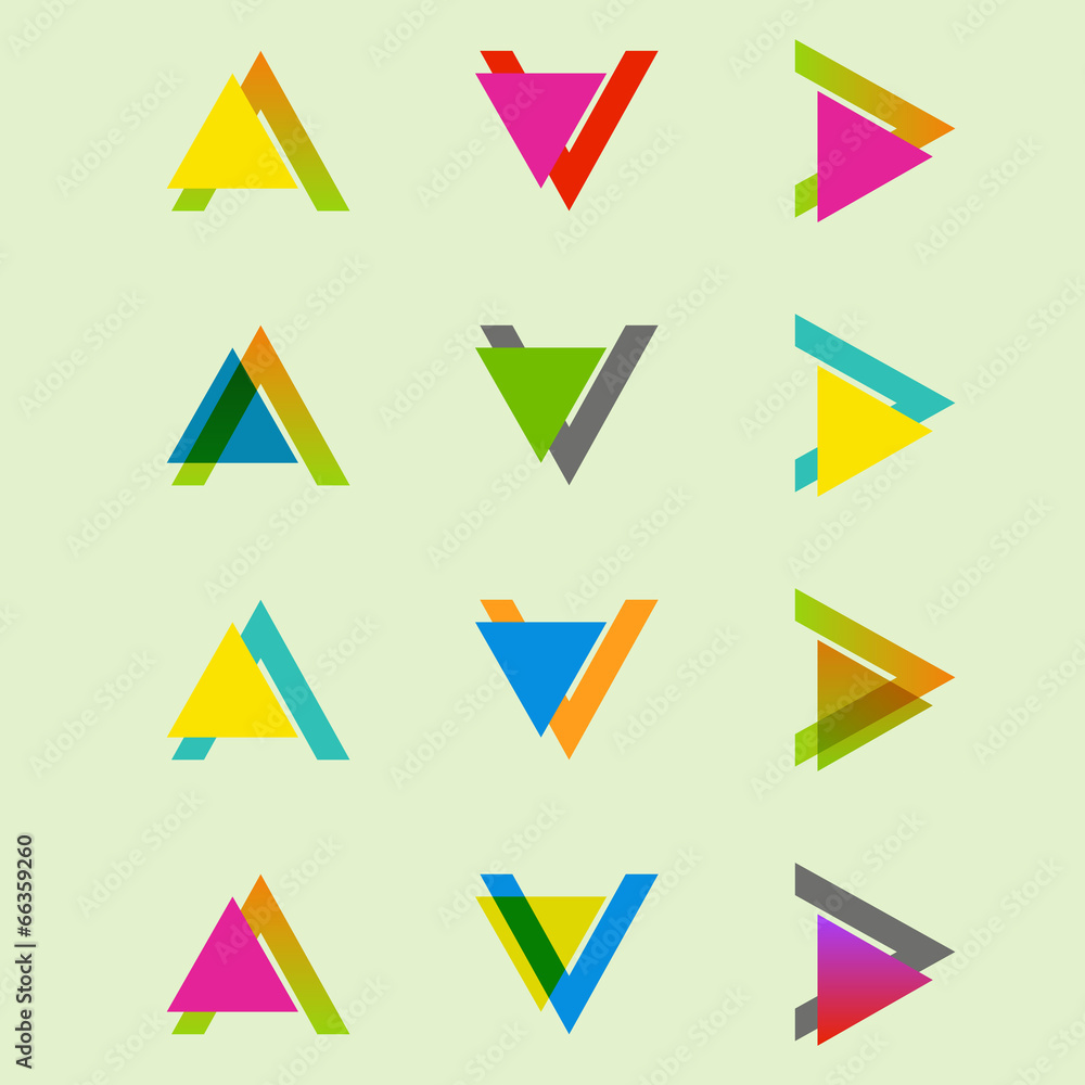 Arrow sign icon set. Vector design eps10 Arrow sign icon set. Vector design eps10