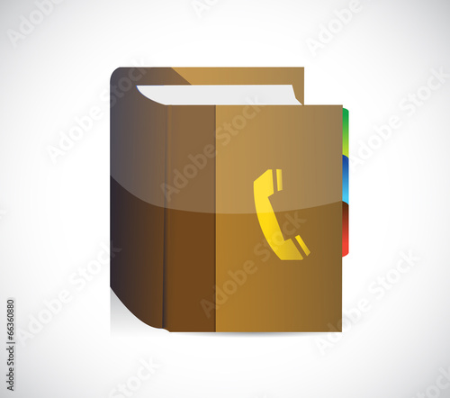 phone book illustration design photo