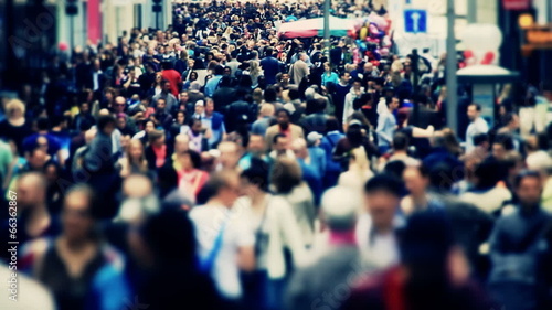 Wallpaper Mural City Pedestrian Traffic Brussels Slow Motion Torontodigital.ca