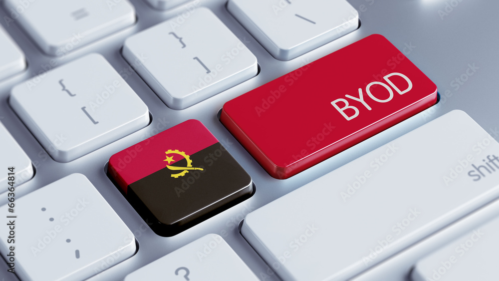 Fototapeta premium Angola Byod Concept