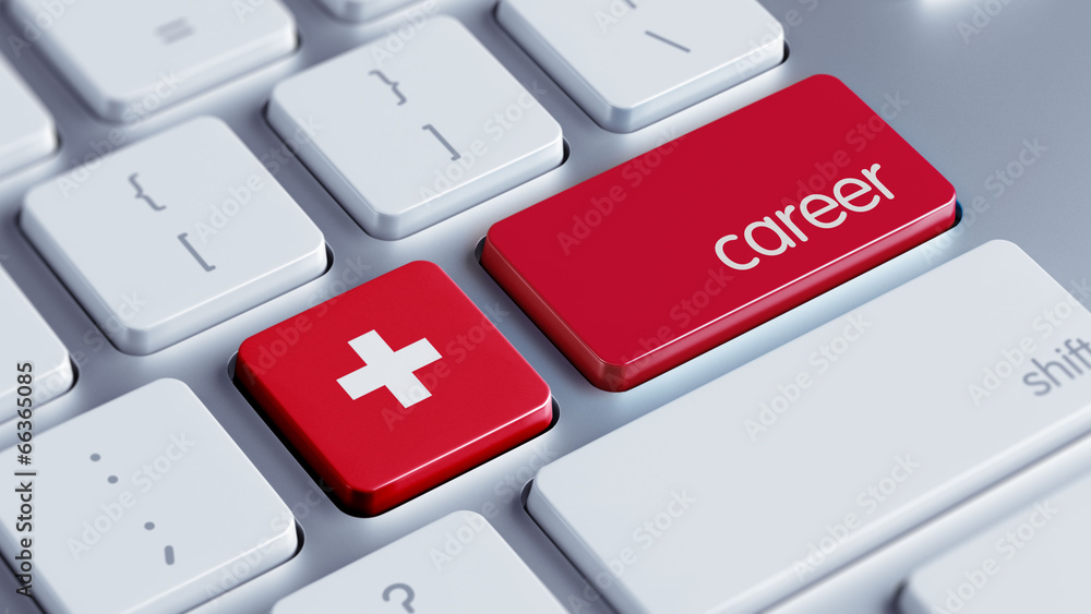 Fototapeta premium Switzerland Career Concept