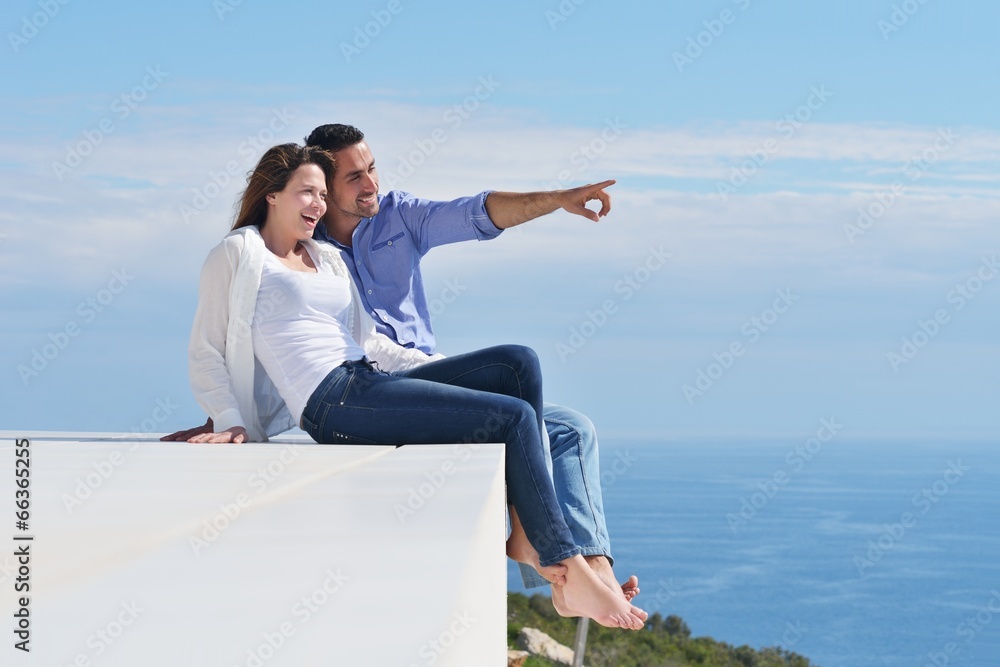 happy young romantic couple have fun relax happy young romantic couple have fun relax