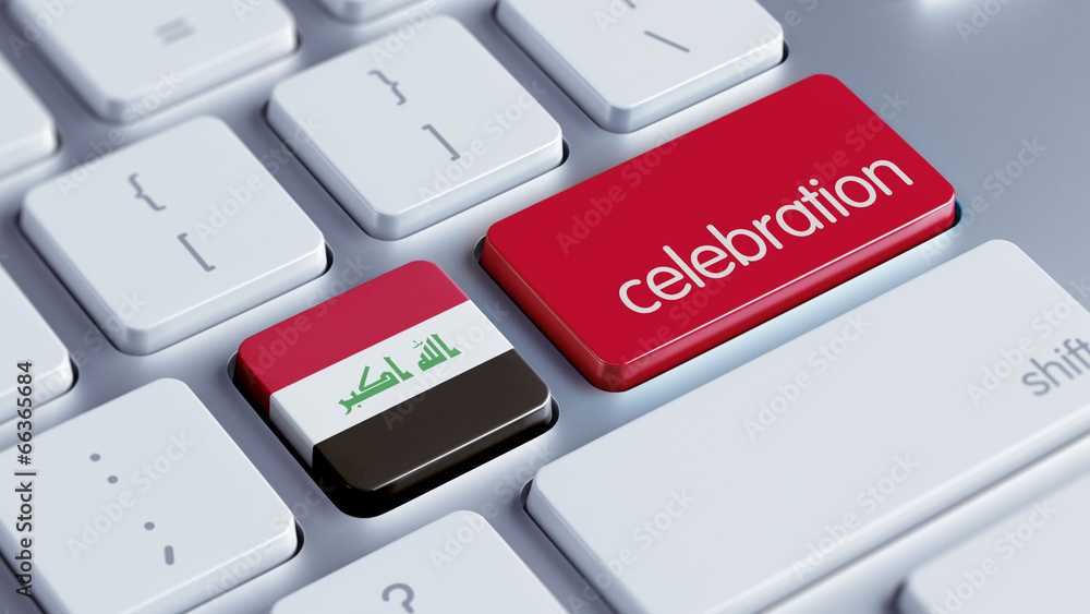 Fototapeta premium Iraq Celebration Concept