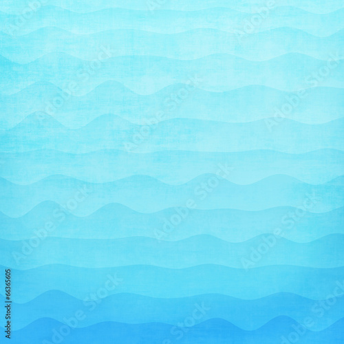 Abstract blue wave background © karandaev