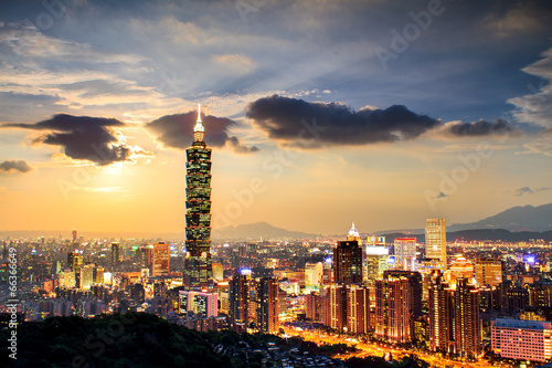 Nice view of Taipei City, Taiwan