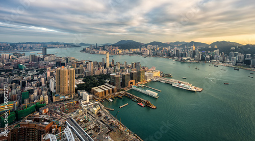 Canvas Print Hongkong