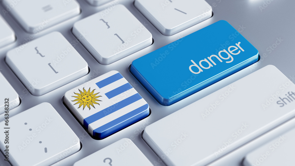 Uruguay Danger Concept Uruguay Danger Concept