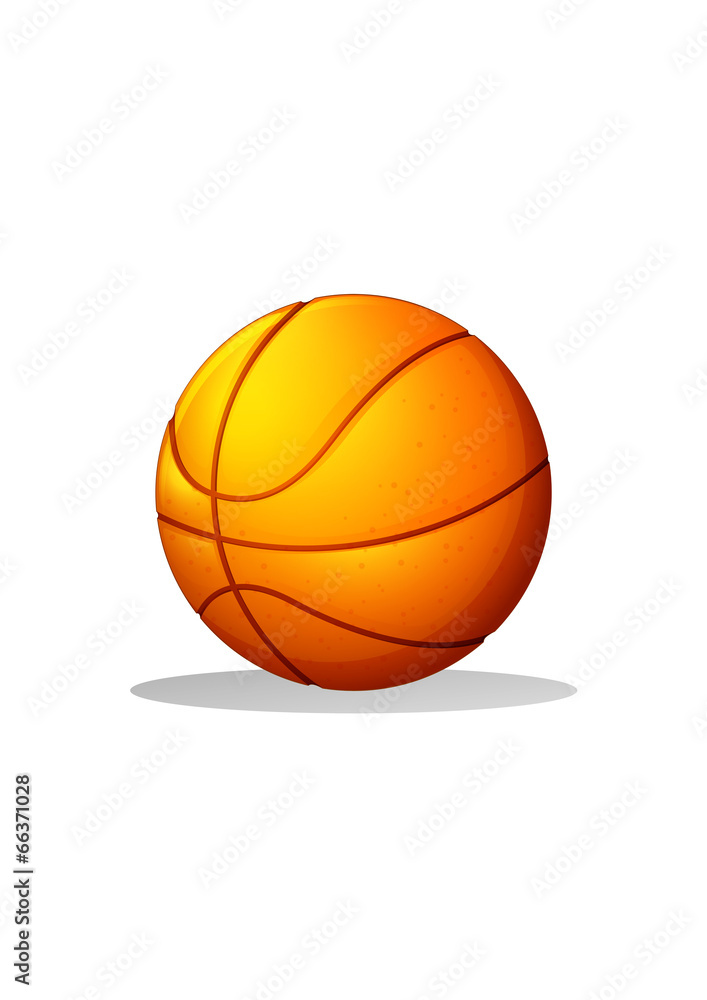 A basketball ball