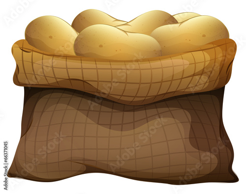 A sack of potatoes