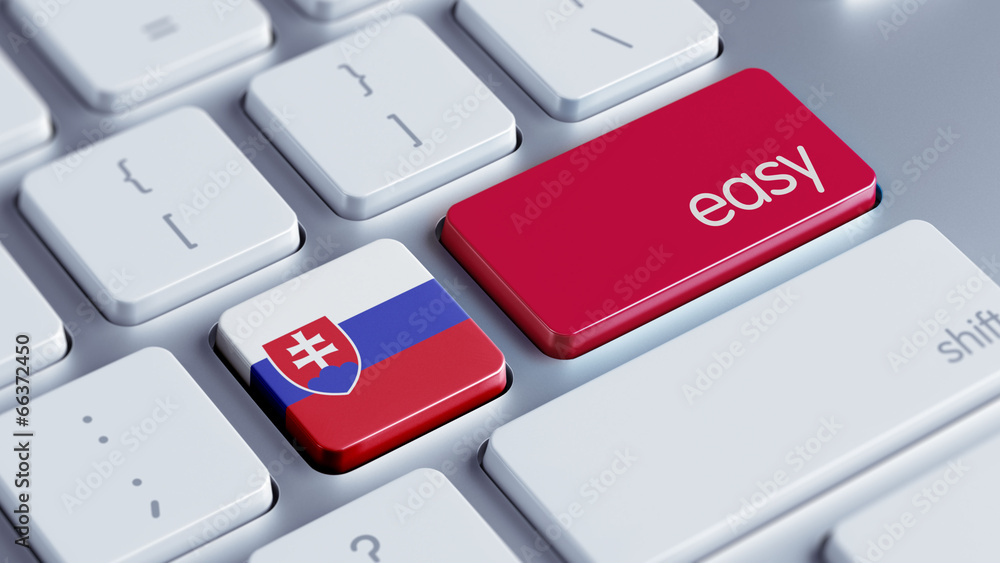 Fototapeta premium Slovakia Easy Concept