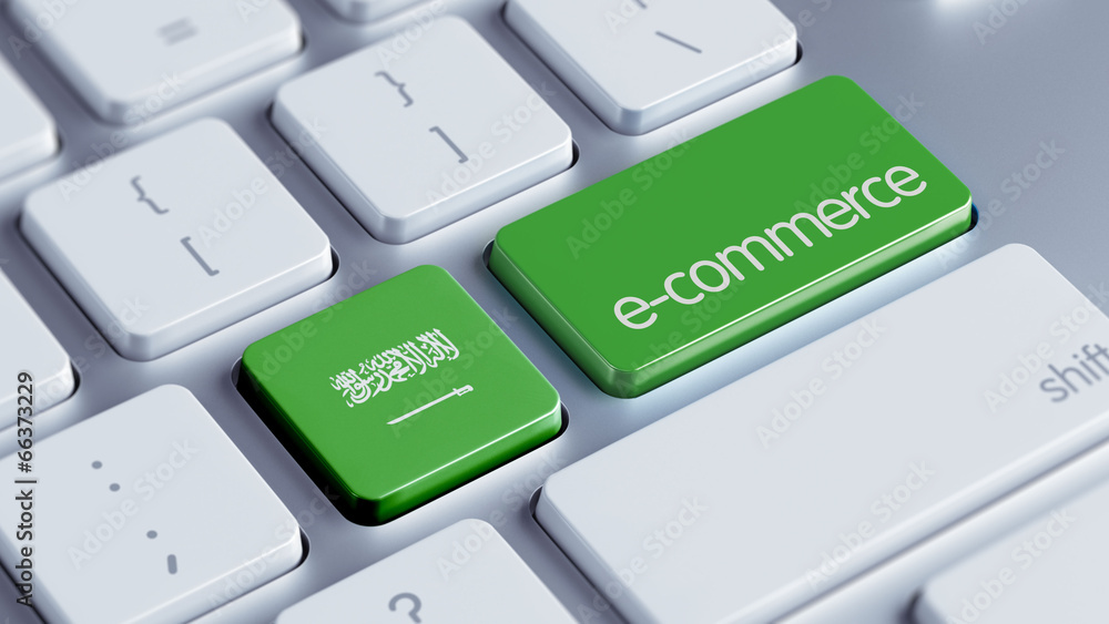 Saudi Arabia E-Commerce Concept Saudi Arabia E-Commerce Concept