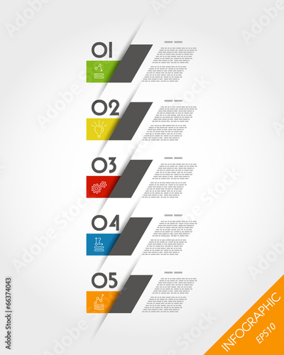 colorful oblique set of stickers