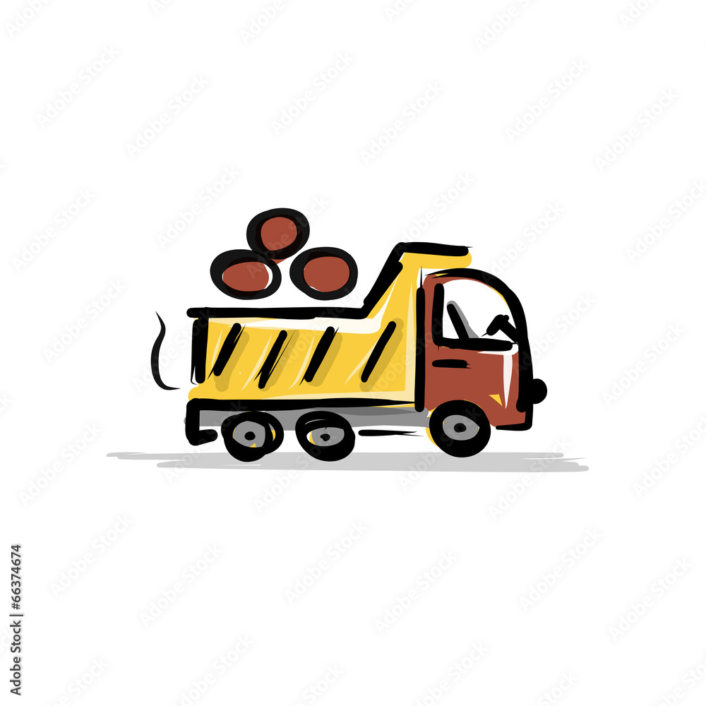 Dumper, construction equipment for your design Dumper, construction equipment for your design