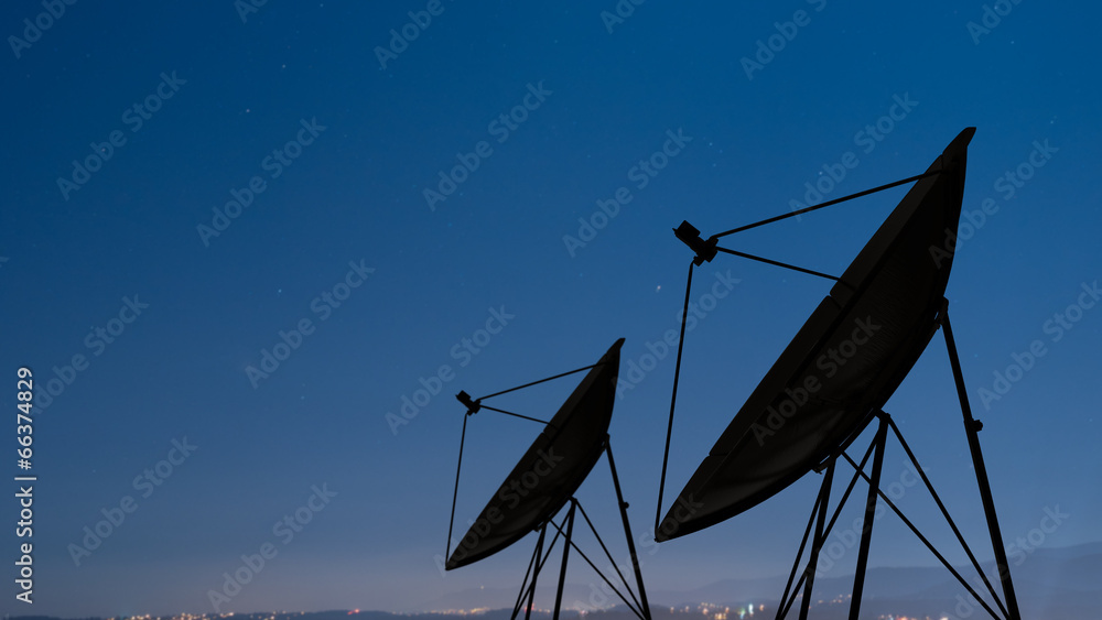 Obraz premium satellite dish