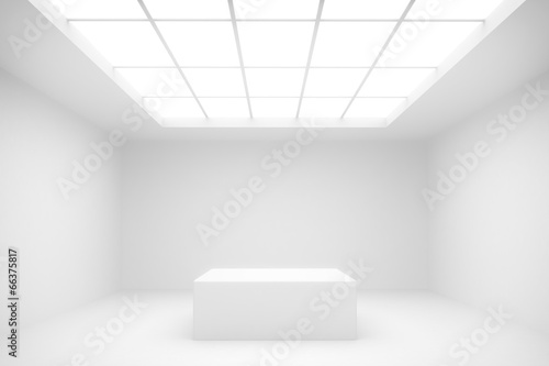 Wallpaper Mural interior with cube Torontodigital.ca