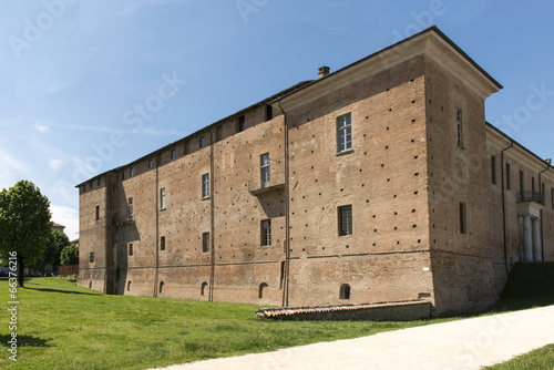 Visconteo Castle, east side, Voghera, Italy