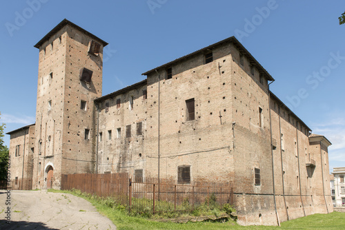 Visconteo Castle view, Voghera, Italy