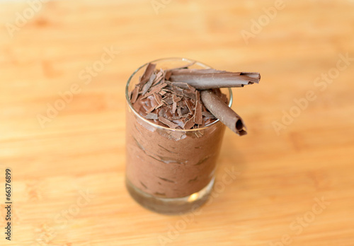 mousse au chocolat photo