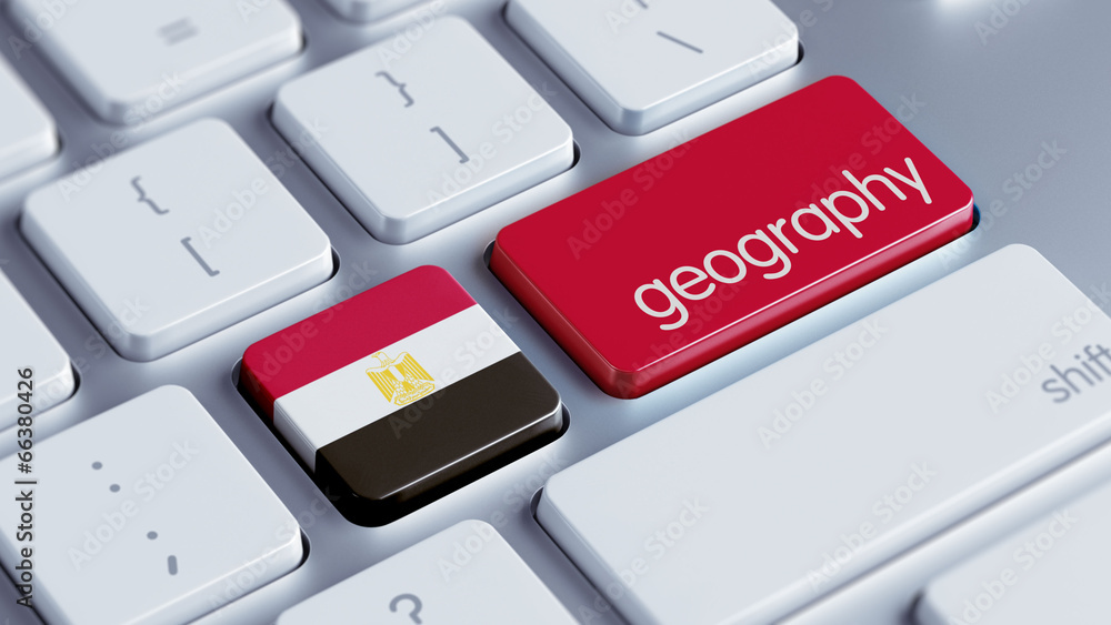 Fototapeta premium Egypt Geography Concept.