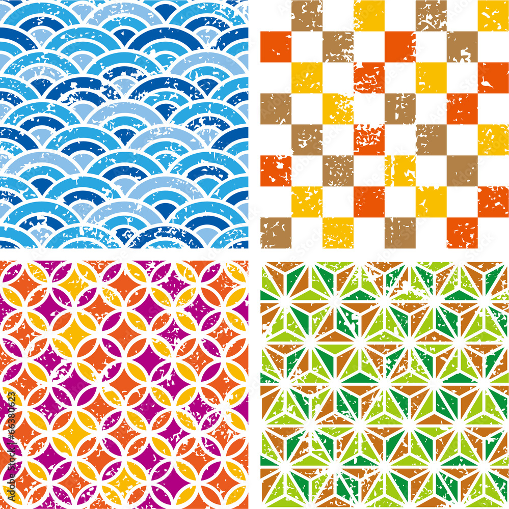 めでたい 和柄素材 Stock Vector Adobe Stock