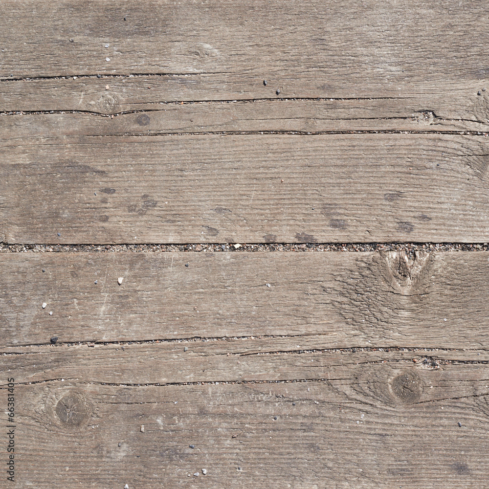 Fototapeta premium Old threadbare wooden surface