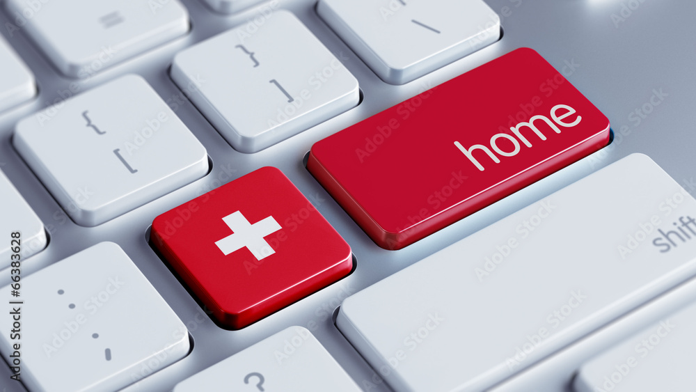 Fototapeta premium Switzerland Home Concept