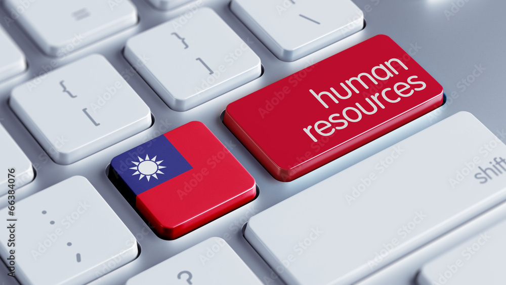 Fototapeta premium Taiwan Human Resources Concept