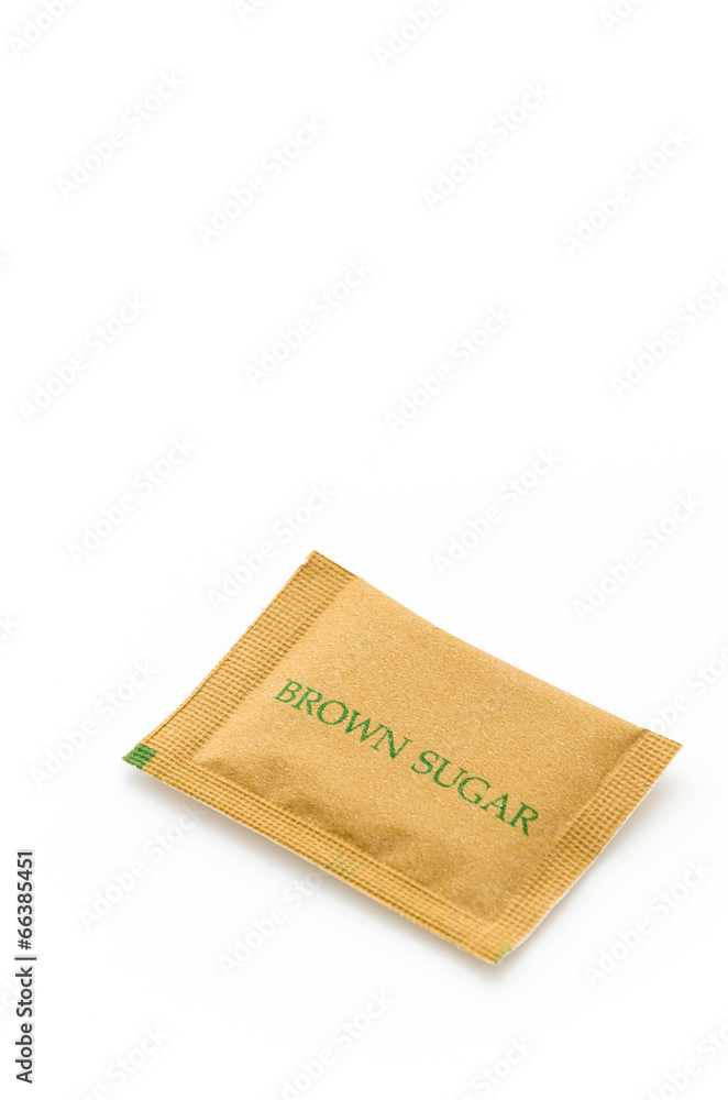 Sugar bag isolated on white Sugar bag isolated on white