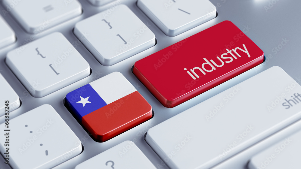 Fototapeta premium Chile Industry Concept