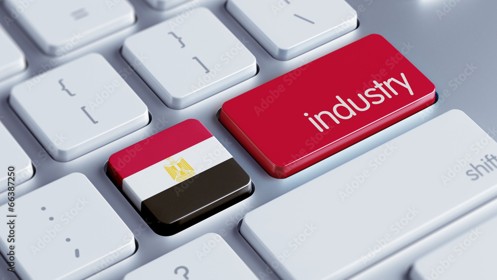 Fototapeta premium Egypt Industry Concept