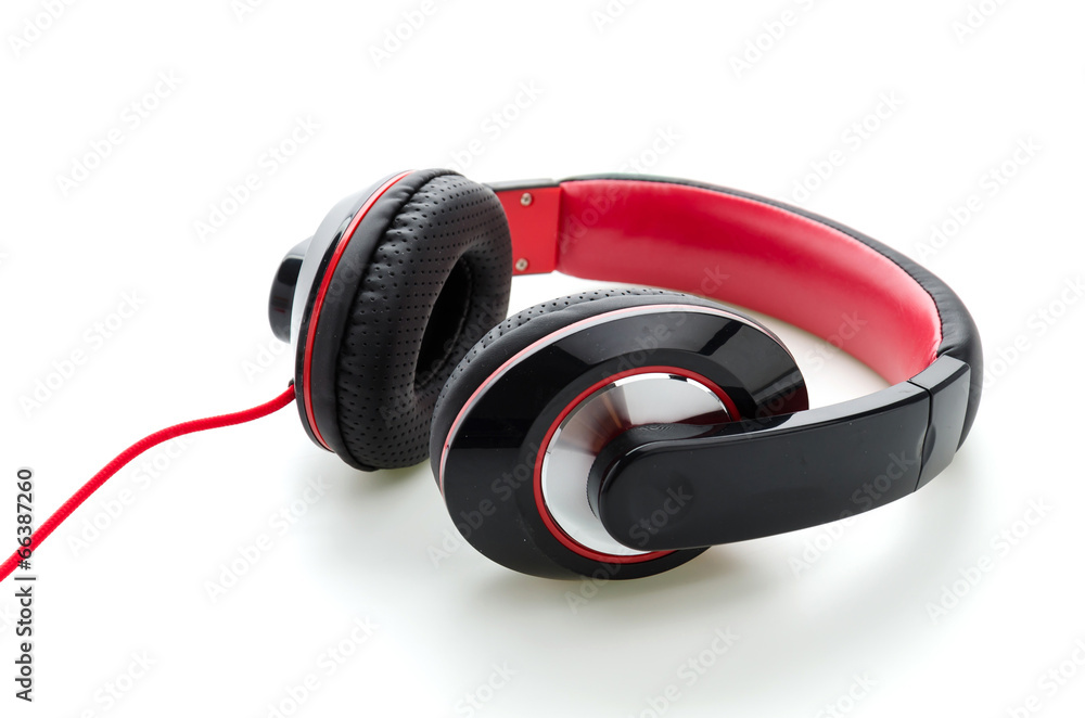 Headphone isolated on white Headphone isolated on white
