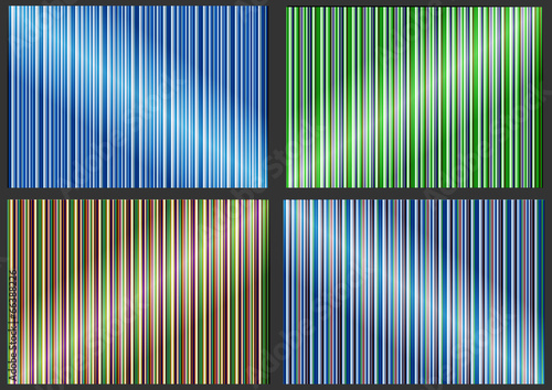 Colored strip .