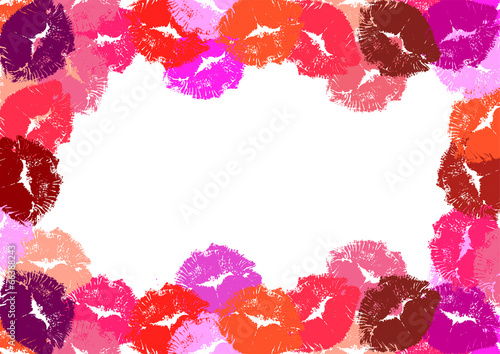 Frame from the lip prints .