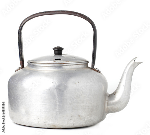 Old Boiler Pot in White background