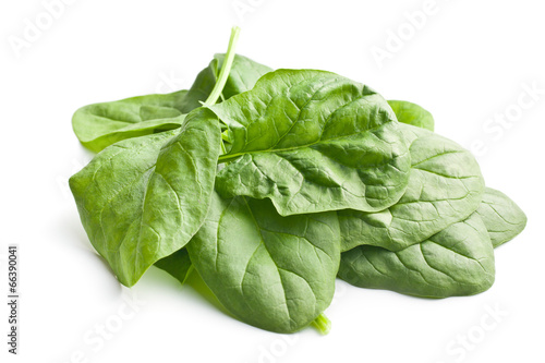 green spinach leaves