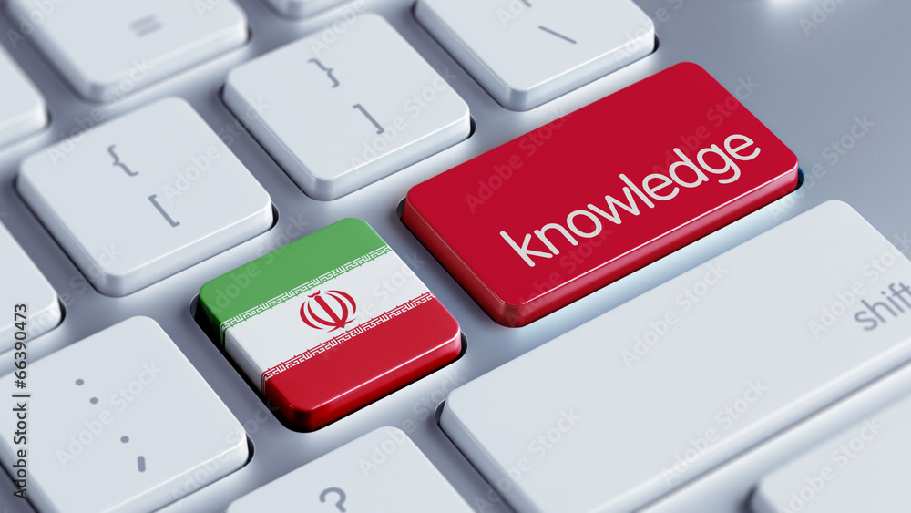 Fototapeta premium Iran Knowledge Concept