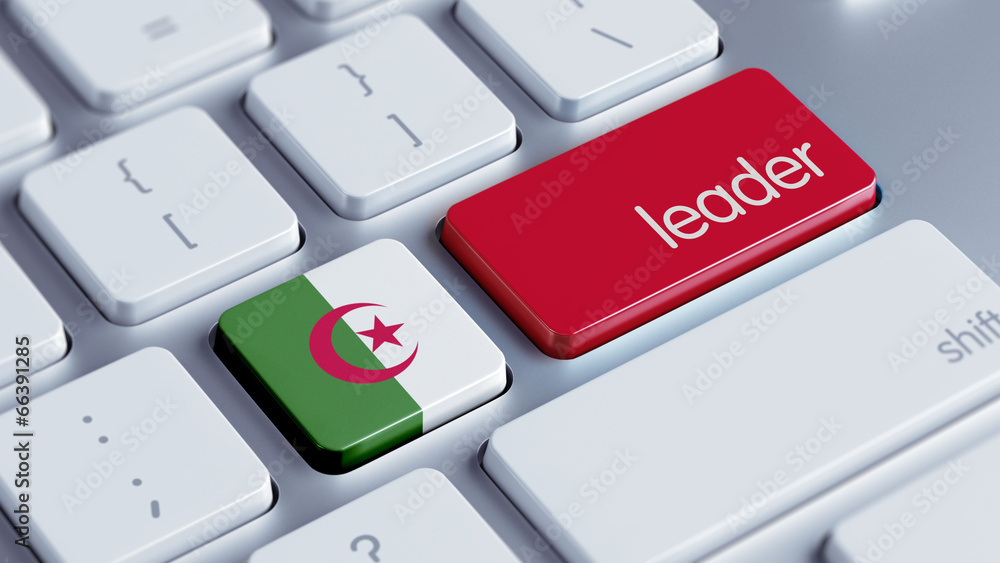 Fototapeta premium Algeria Leader Concept