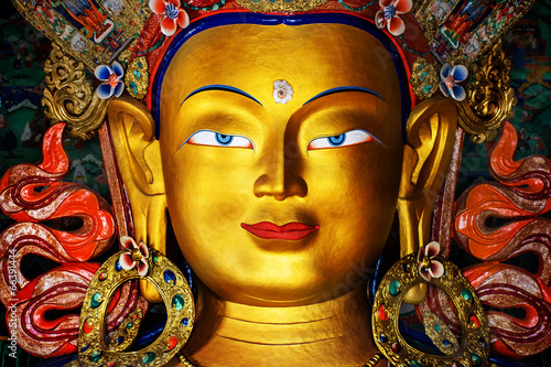Canvas Print Maitreya buddha statue
