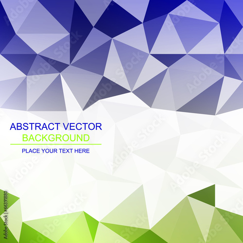 Abstract background with polygonal design