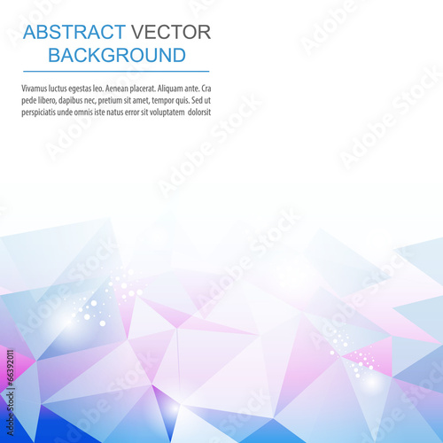 Abstract geometric polygonal background