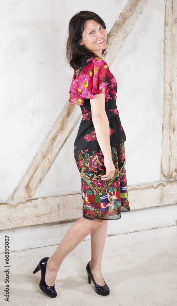 Fototapeta premium portrait of a brunette woman